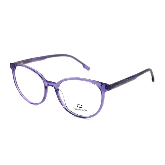 Charles Delon Accessories - Charles Delon Rectangle Women Purple Plastic Frame